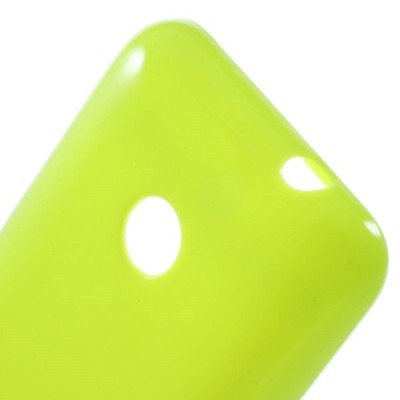 Nokia Lumia 530 (530 DS) žalias kieto silikono (TPU) dėklas - nugarėlė / Priedai.lt