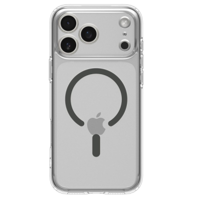 Apple iPhone 17 Pro "Spigen" Ultra MagFit dzidrs, caurspīdīgs cieta silikona apvalks | vacins.lv