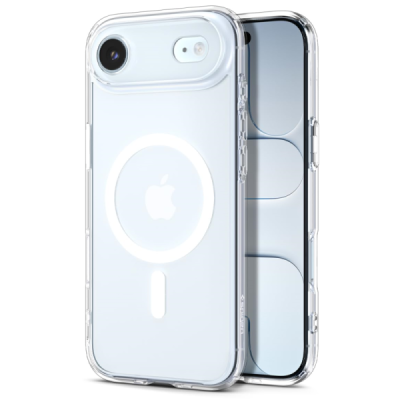 Apple iPhone Air "Spigen" Ultra MagFit dzidrs, caurspīdīgs cieta silikona apvalks | vacins.lv