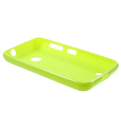 Nokia Lumia 530 (530 DS) žalias kieto silikono (TPU) dėklas - nugarėlė / Priedai.lt