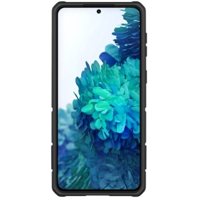 Samsung Galaxy S21+ Nillkin CamShield Armor melns maciņš, aizmugure ar kameras aizsardzībuSamsung Galaxy S21+ Nillkin CamShield 