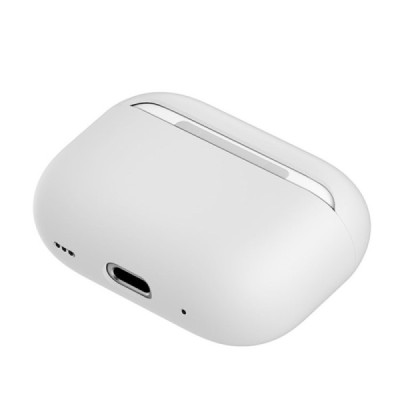 AirPods Pro 2 силиконовый белый чехол для наушников | Vacins.lv