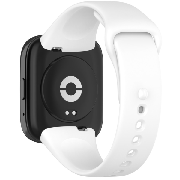 Viedā pulksteņa cietā silikona (TPU) siksniņa - balts (Redmi Watch 3 Lite / Watch 3 Active)