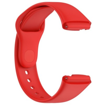 Твердый силиконовый красный браслет (TPU) для умных часов Xiaomi Redmi Watch 3 Lite / Watch 3 Active | Vacins.lv