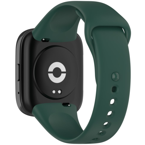 Твердый силиконовый (TPU) ремешок для умных часов - темно-зеленый (Redmi Watch 3 Lite / Watch 3 Active)