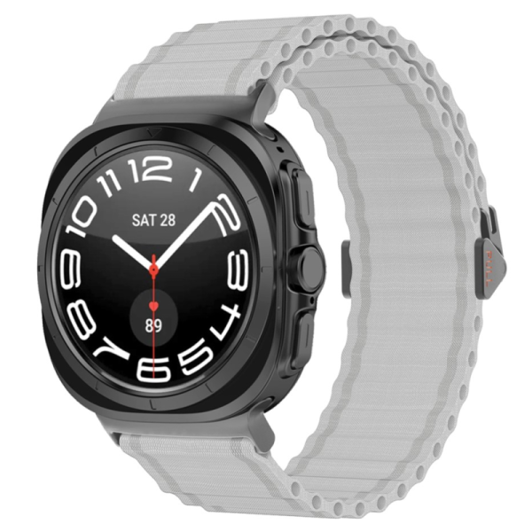 „KALEBOL“ умные часы тканевый браслет - серый (Galaxy Watch Ultra 47mm)