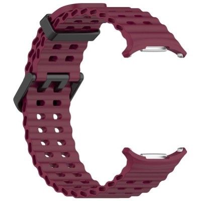 Viedā pulksteņa Samsung Galaxy Watch Ultra 47mm cietā silikona (TPU) siksniņa - bordo | Vacins.lv
