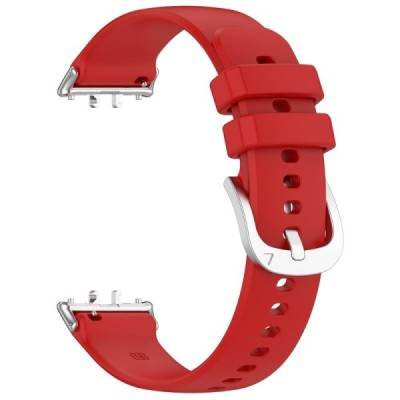 Viedā pulksteņa Samsung Galaxy Fit3 cietā silikona (TPU) siksniņa - sarkans | Vacins.lv
