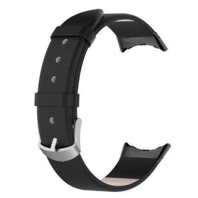 Leather черный кожаный браслет умных часов Google Pixel Watch 3 41mm / Watch 2 / Pixel | Vacins.lv