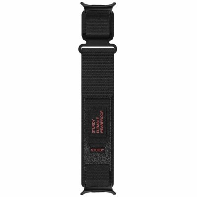 "Strap" viedpulkstenis Samsung Galaxy Watch Ultra 47mm auduma melna aproce | Priedai.lt