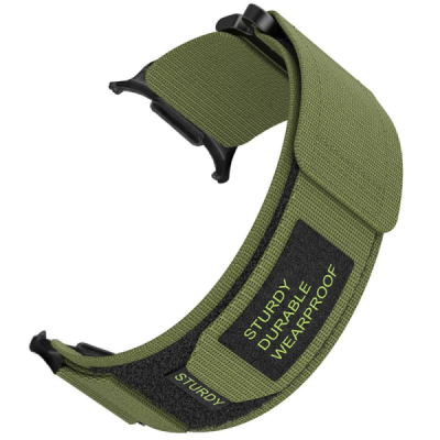"Strap" viedpulkstenis Samsung Galaxy Watch Ultra 47mm auduma zaļš aproce | Priedai.lt