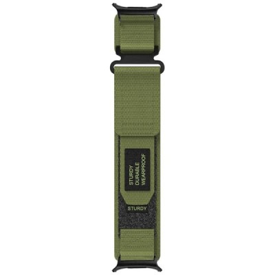 "Strap" viedpulkstenis Samsung Galaxy Watch Ultra 47mm auduma zaļš aproce | Priedai.lt