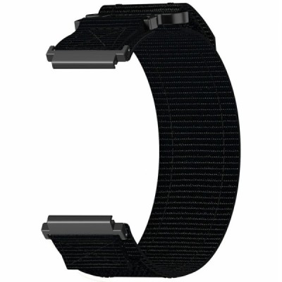 "Strap" viedpulkstenis Samsung Galaxy Watch FE 40mm / Watch7 44mm / 40mm Loop auduma melna aproce | Priedai.lt