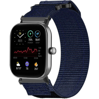 "Strap" viedpulkstenis Samsung Galaxy Watch FE 40mm / Watch7 44mm / 40mm Loop auduma zils aproce | Priedai.lt