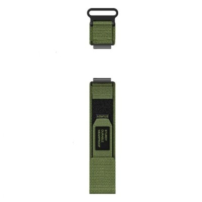 "Strap" viedpulkstenis Samsung Galaxy Watch FE 40mm / Watch7 44mm / 40mm Loop auduma zaļš aproce | Priedai.lt