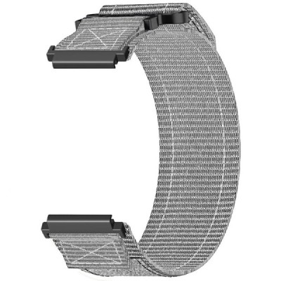 "Strap" viedpulkstenis Samsung Galaxy Watch FE 40mm / Watch7 44mm / 40mm Loop auduma pelēks aproce | Priedai.lt