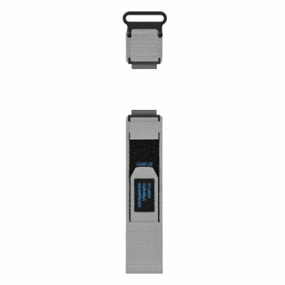 "Strap" viedpulkstenis Samsung Galaxy Watch FE 40mm / Watch7 44mm / 40mm Loop auduma pelēks aproce | Priedai.lt