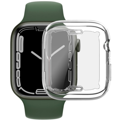 Apple Watch Series 9 / 8 / 7 45 mm "IMAK" pastiprināta aizsardzība, caurspīdīgs | Priedai.lt
