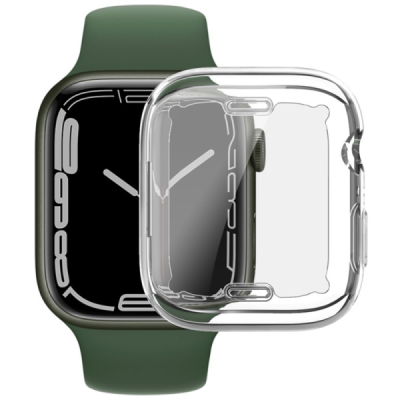 Apple Watch Series 9 / 8 / 7 41mm "IMAK" pastiprināta aizsardzība, caurspīdīgs | Priedai.lt