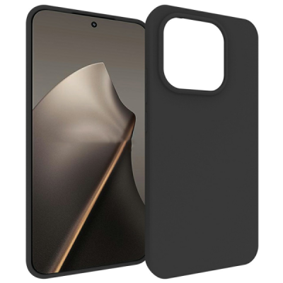 Твердый силиконовый чехол (TPU) для Xiaomi 15T, чёрного цвета | Vacins.lv