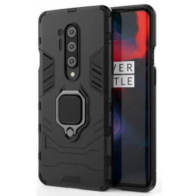 "Kickstand" OnePlus 8 Pro усиленная защита – черный, чехол – вставка | Vacins.lv