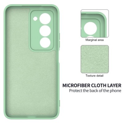 Xiaomi Redmi 15 4G "Shell" cieta silikona (TPU) apvalks - zaļš | vacins.lv