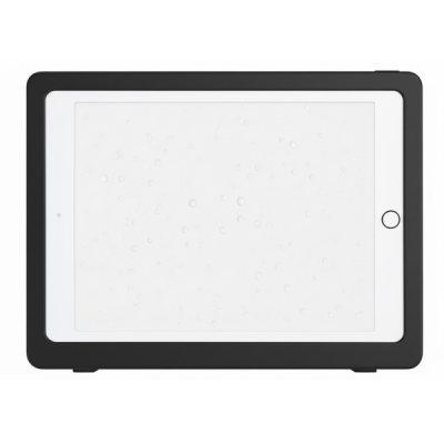 „Waterproof Tablet Holder“ Универсальный настенный держатель для планшетов чёрный цвета для использования в ванной или душе /  V