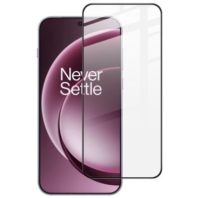 OnePlus 15 "IMAK" Tempered Glass усиленная защита, черное защитное стекло с полным покрытием | Vacins.lv