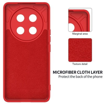 Huawei Honor Magic7 Lite / X9c / X60 Pro "Shell" cieta silikona (TPU) apvalks - sarkans | vacins.lv