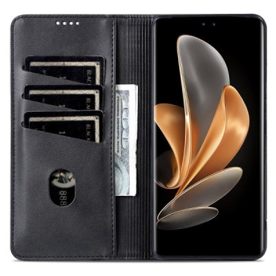 Huawei Honor Magic7 Lite / X9c / X60 Pro "AZNS" Retro melns atvērams maciņš, maks | Vacins.lv