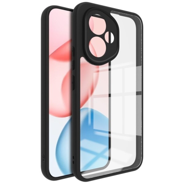 "Imak" cieta silikona (TPU) apvalks - dzidrs / melns (CMF Phone 2 Pro)