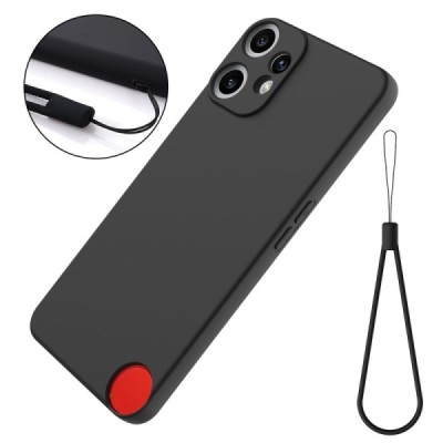 Nothing CMF Phone 2 Pro "Shell" cieta silikona (TPU) apvalks - melns | vacins.lv