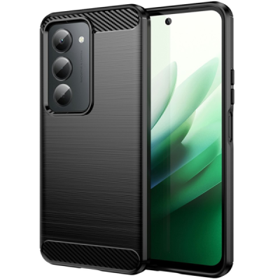 Xiaomi Redmi 15 5G "Carbon" cieta silikona (TPU) melns apvalks | Vacins.lv
