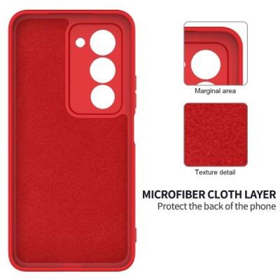 Xiaomi Redmi 15 5G "Shell" cieta silikona (TPU) apvalks - sarkans | vacins.lv