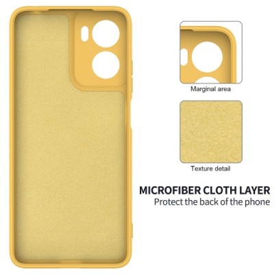 Motorola Moto G06 4G "Shell" cieta silikona (TPU) apvalks - dzeltens | vacins.lv