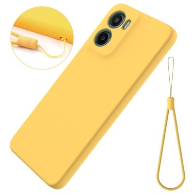 Motorola Moto G06 4G "Shell" cieta silikona (TPU) apvalks - dzeltens | vacins.lv