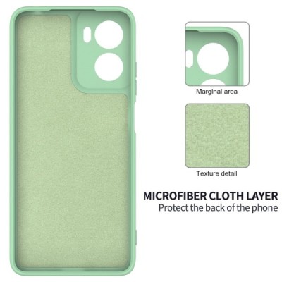 Motorola Moto G06 4G "Shell" cieta silikona (TPU) apvalks - zaļš | vacins.lv