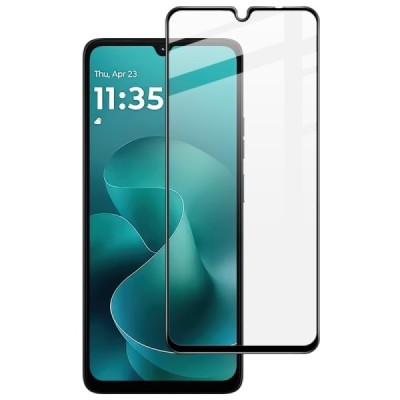 Motorola Moto G06 4G / G06 Power 4G "IMAK" Tempered Glass melns ekrāna aizsargstikls | Vacins.lv
