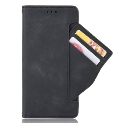 Nokia 5.3 „Card Slot“ открываемый черный кожаный чехол - книжка | Vacins.lv
