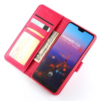 Huawei P20 LC IMEEKE atvēramais rozs maciņš - maks | Vacins.lv
