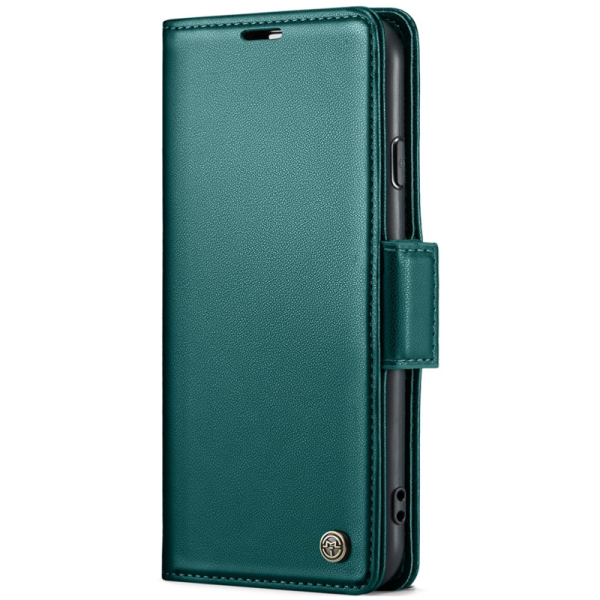 "CaseMe" Leather atvēramais ādas maciņš - zaļš (iPhone 6 / 7 / 8 / SE 2020 / SE 2022)