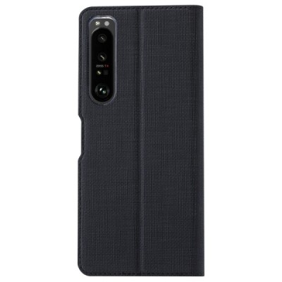 Sony Xperia 1 IV "ViLi" DMX открываемый, Чёрного цвета, кожаный чехол – книжка | Vacins.lv