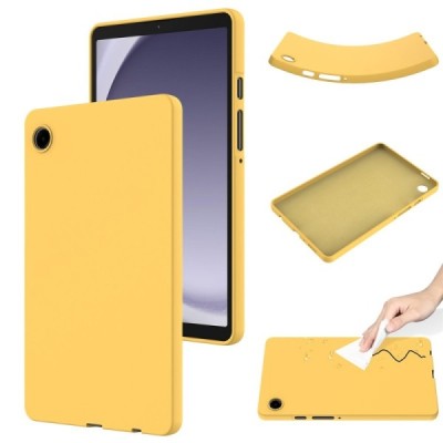 Samsung Galaxy Tab A11 Shell TPU твердый силиконовый чехол - жёлтый | Vacins.lv