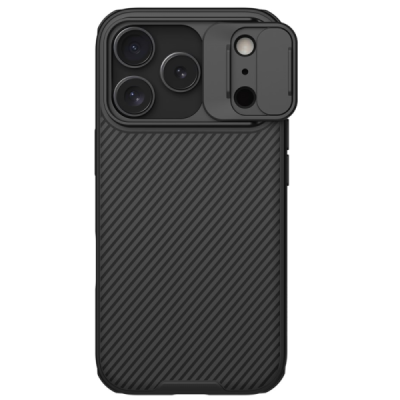 Apple iPhone 17 Pro "Nillkin" CamShield Pro Magnetic melns apvalks | vacins.lv