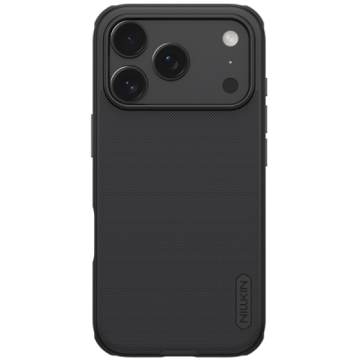 Nillkin Frosted Shield Pro Apple iPhone 17 Pro melns plastmasas apvalks futrālis | Vacins.lv