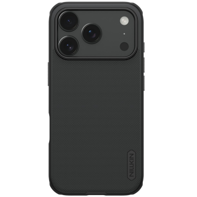 Nillkin Frosted Shield Pro Magnetic Apple iPhone 17 Pro черный пластиковый чехол | Vacins.lv