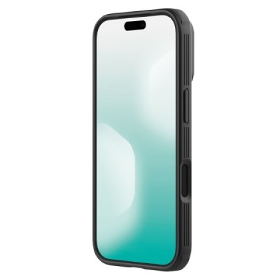 Apple iPhone 17 Pro "Nillkin" CamShield Pro чёрный чехол с защитной крышкой для камеры | Vacins.lv