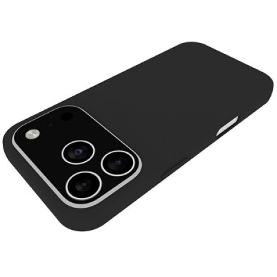 Твердый силиконовый чехол (TPU) для Apple iPhone 17 Pro, чёрного цвета | Vacins.lv