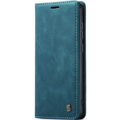 Samsung Galaxy S25 FE CaseMe Retro открываемый, зелёный, кожаный чехол – книжка | Vacins.lv