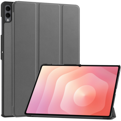 Samsung Galaxy Tab S11 Ultra „Saige" atvēramais pelēks maciņš | Vacins.lv